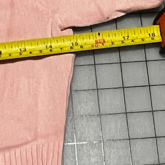 Bebe Pink Sweater Turtleneck Size L Rhinestones Logo Vintage EUC Soft Fashion - Picture 7 of 13